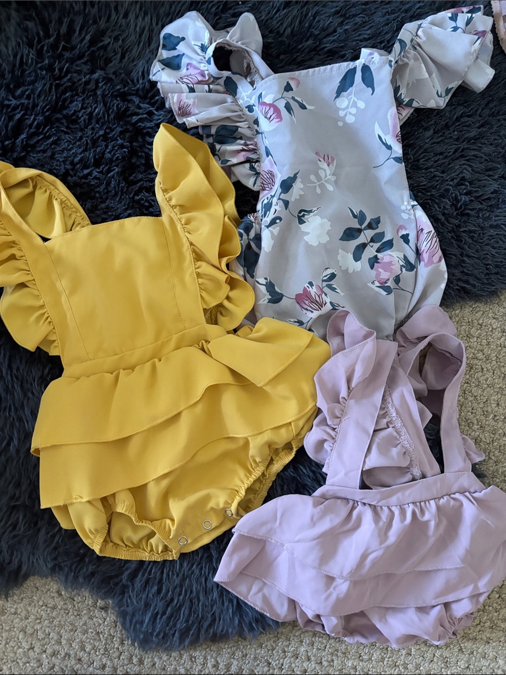 Bailey’s blossom rompers